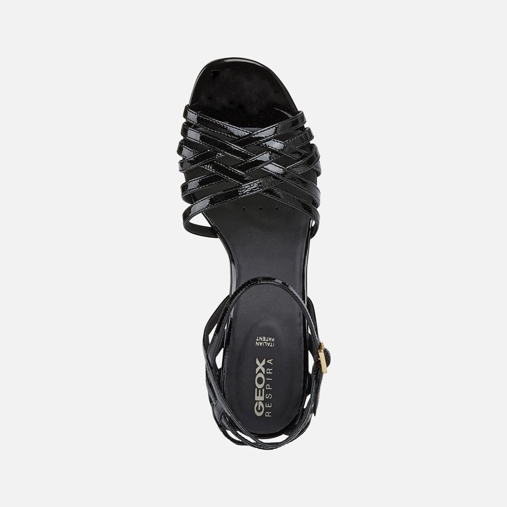 Geox Sandals Black Elisangel - Geox Womens Shoes - EYCKOB940